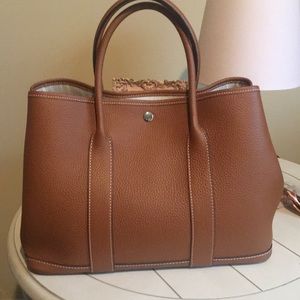 Beautiful garden party inspired tote